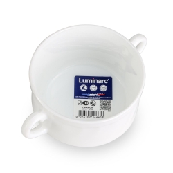 Bulionówka flaczarka salaterka 10 cm | Luminarc Trianon | z białego szkła hartowanego | 1 sztuka
