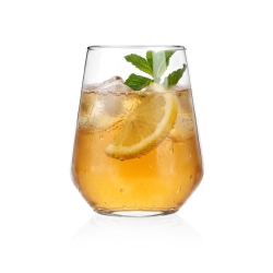 PASABAHCE Allegra niskie duże szklanki do whisky soku drinków napojów 435ml | 6 szt