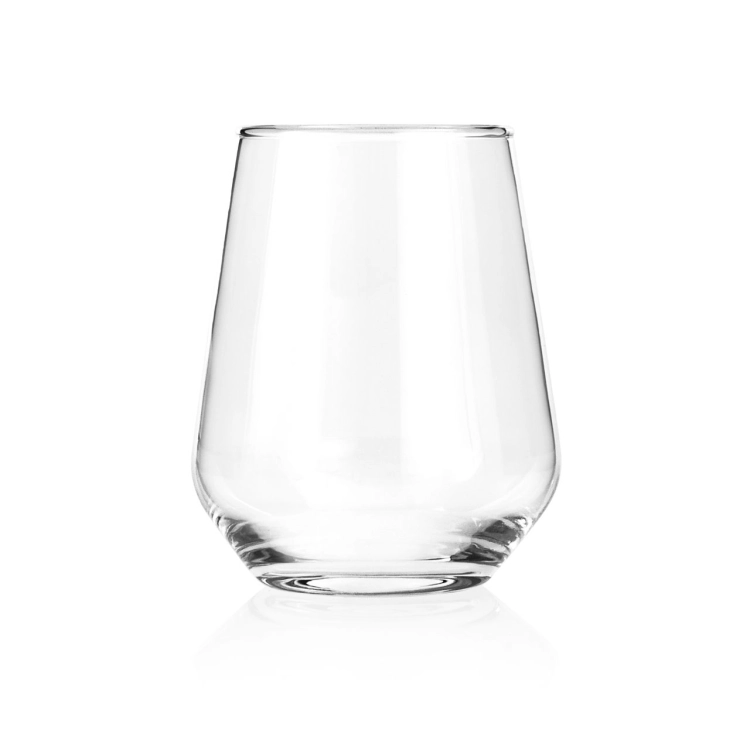 PASABAHCE Allegra niskie duże szklanki do whisky soku drinków napojów 435ml | 6 szt