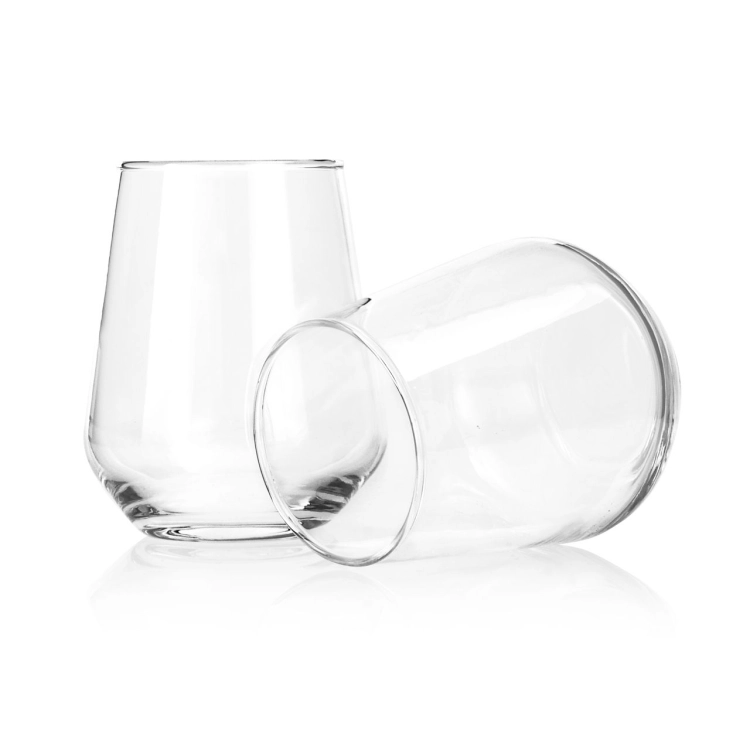 PASABAHCE Allegra niskie duże szklanki do whisky soku drinków napojów 435ml | 6 szt