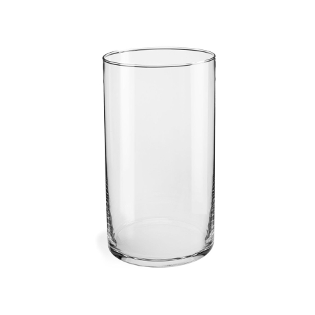 Przejdź do produktu Bezbarwny klasyczny szklany wazon cylinder/tuba na kwiaty ozdoby TG / Glasset LUCA 29 x 15,8 cm | 1 szt