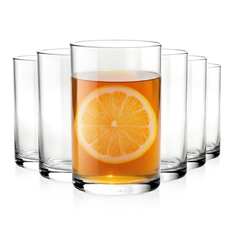 Przejdź do produktu BOHEMIA PRESTIGE szklanki proste tradycyjne ze szkła kryształowego 250ml | 6 szt
