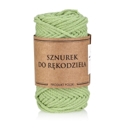 Sznurek do rękodzieła makramy z rdzeniem Pistacjowy 3mm 50m