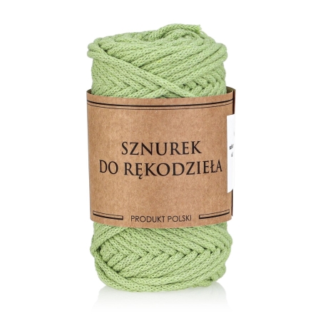Przejdź do produktu Sznurek do rękodzieła makramy z rdzeniem Pistacjowy 3mm 50m