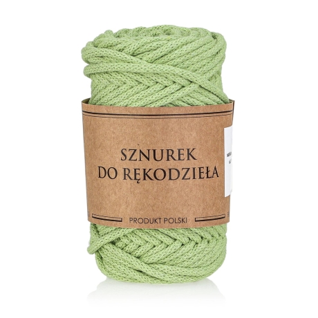 Przejdź do produktu Sznurek do rękodzieła makramy z rdzeniem Pistacjowy 5mm 50m