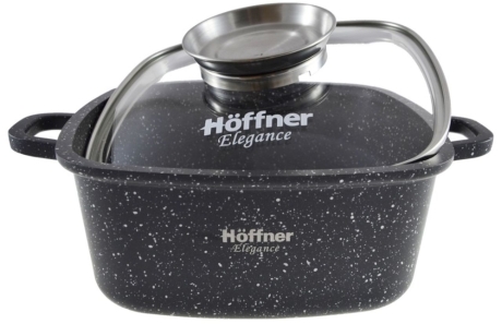 Przejdź do produktu Zestaw garnków Hoffner Elegance Stal nierdzewna 6 el. HF-7766