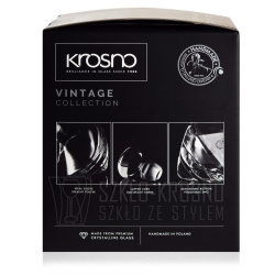 Piękna bujana karafka do whisky KROSNO Vintage 1000 ml