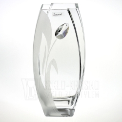 Wazon dekoracyjny SWAROVSKI 32cm "Tulipan" z grawerem, na ślub, podziękowania