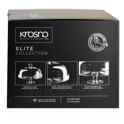 Patera z kloszem na tort ciasta KROSNO Elite ⌀ 28cm