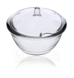 Szklana cukiernica z pokrywką 12cm (481.1299)
