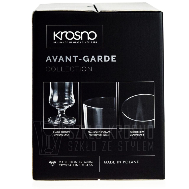 Pokale do piwa i przyrządzania drinków KROSNO Avant-Garde 300 ml
