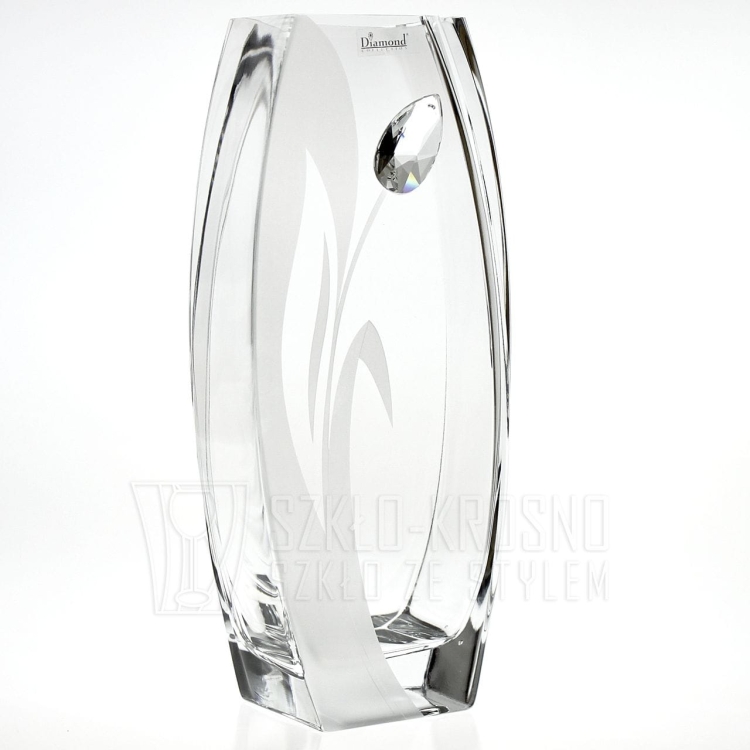 Wazon dekoracyjny SWAROVSKI 32cm "Tulipan"
