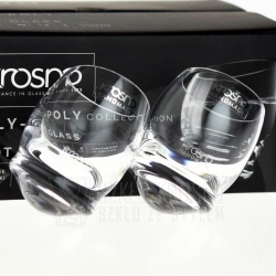 Kieliszki do wódki "bujające się" KROSNO Handmade ROLY-POLY 40ml