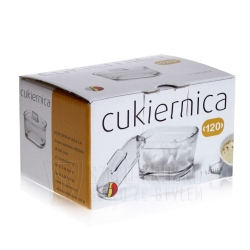 Szklana cukiernica z pokrywką 481.611