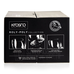 Szklanki do whisky "bujające się" KROSNO Handmade ROLY-POLY 200ml