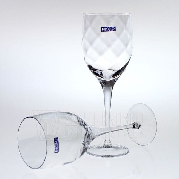 Kieliszki do wina białego KROSNO Handmade ROMANCE 270ml 
