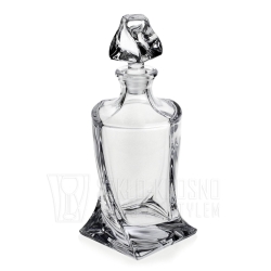 Kryształowy zestaw do wódki Bohemia Quadro 6+1