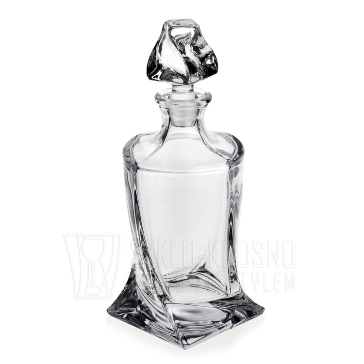 Kryształowy zestaw do wódki Bohemia Quadro 6+1