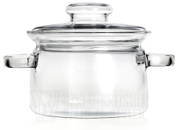 Szklany garnek żaroodporny z przykrywką SIMAX Gourmet pot 1,5L