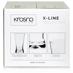 Szklanki long drink KROSNO KROSNO X-Line | X | IKS | 300 ml