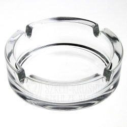 Szklana popielnica / popielniczka bezbarwna 10,7cm HS Jasło