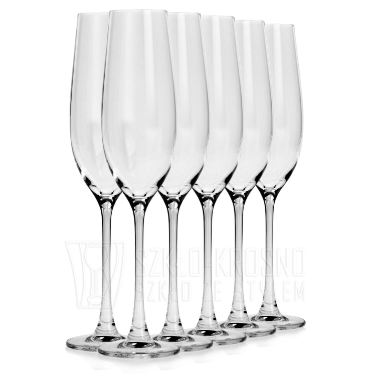 Kieliszki do szampana BOHEMIA Columba 260ml
