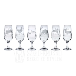 Kieliszki do szampana "Myśliwskie" 180ml