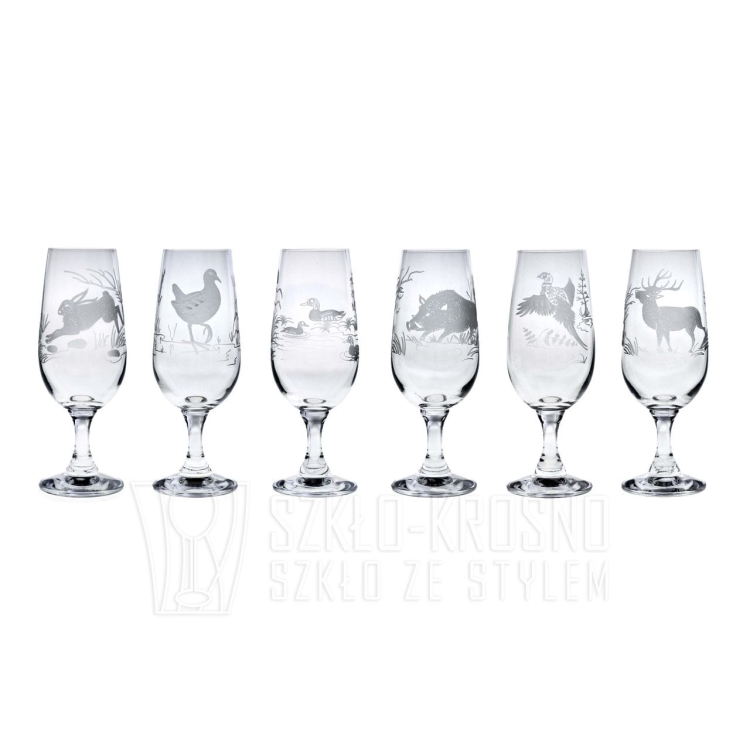 Kieliszki do szampana "Myśliwskie" 180ml