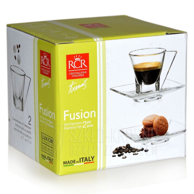 Filiżanki do espresso RCR FUSION Komplet 2 szt