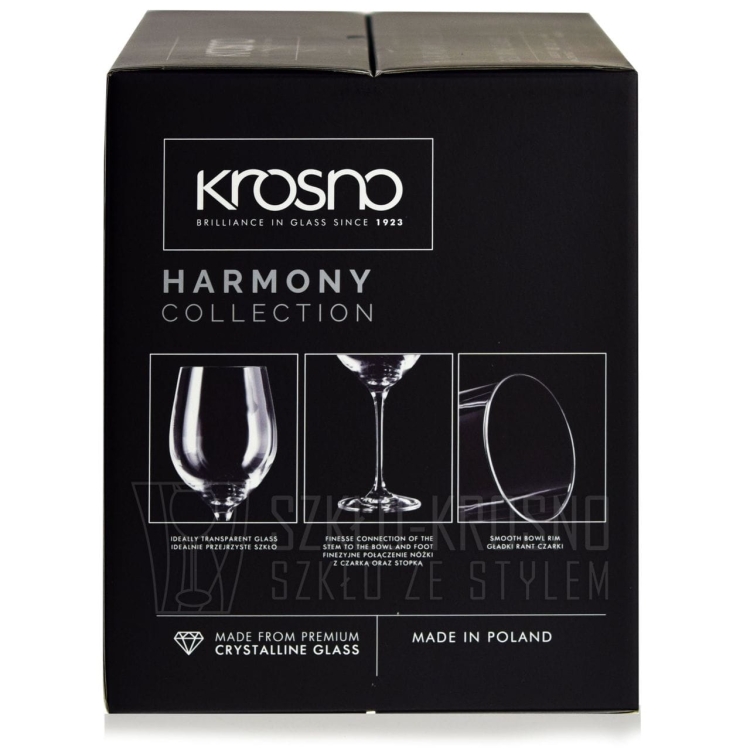 Kieliszki do wina czerwonego KROSNO Harmony | 450 ml | 6 szt.