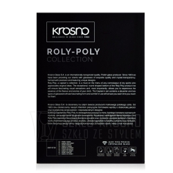 Karafka do whisky "bujająca się" KROSNO Handmade ROLY-POLY 750ml