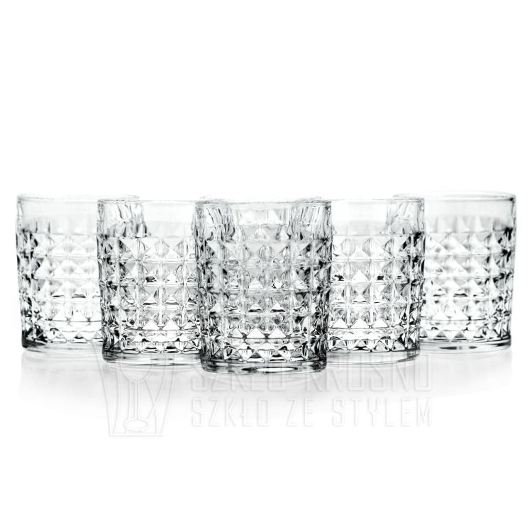 Kryształowe Szklanki do whisky Bohemia DIAMOND 230 ml