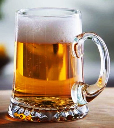 Duży kufel z rączką do piwa 1000ml