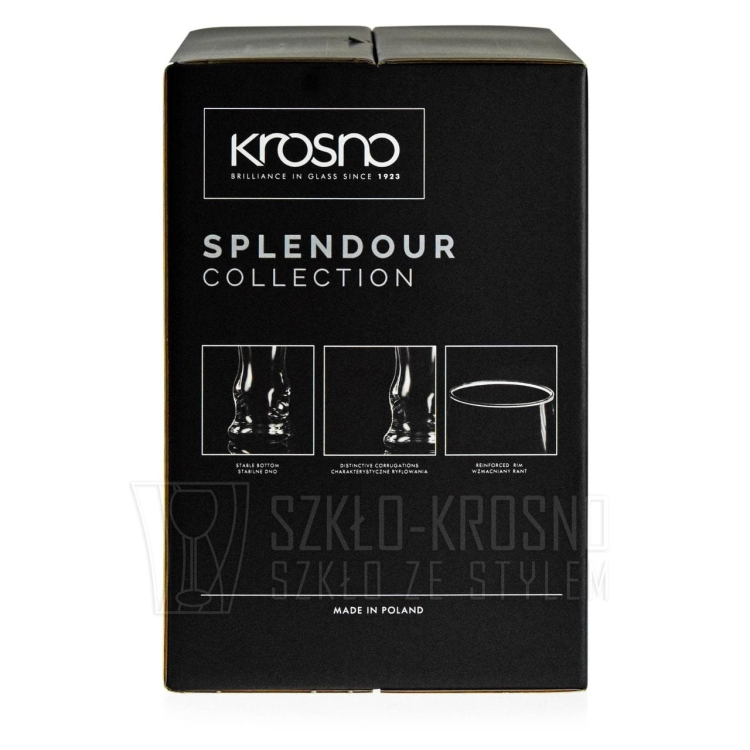 Szklanki do piwa pszenicznego KROSNO Splendour 500ml