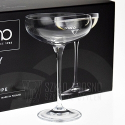 Płaskie kieliszki do szampana KROSNO Harmony 240ml