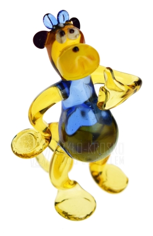 Przejdź do produktu Szklana FIGURKA rzeźba na prezent MAŁPA L028