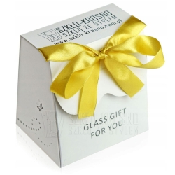 Szklana FIGURKA rzeźba na prezent MAŁPA L032