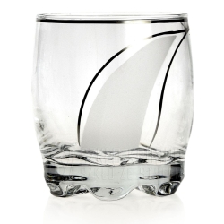 Komplet szklanek do whisky 250 ml PŁETWA