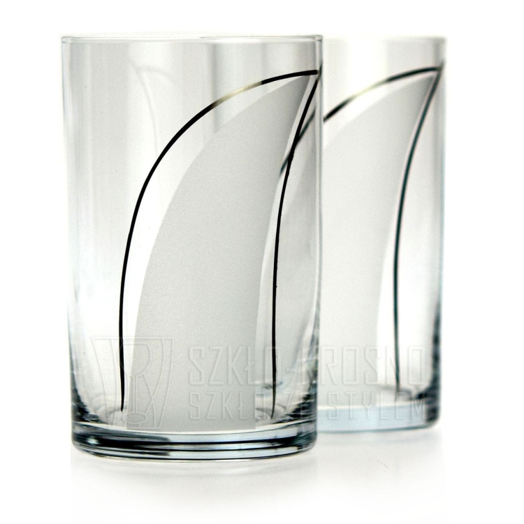 Komplet szklanek do kawy, herbaty 250 ml PŁETWA