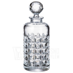 Kryształowy komplet do whisky BOHEMIA Diamond 6+1 karafka + szklanki