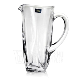 Kryształowy komplet do wody BOHEMIA Quadro 6+1 dzbanek + szklanki