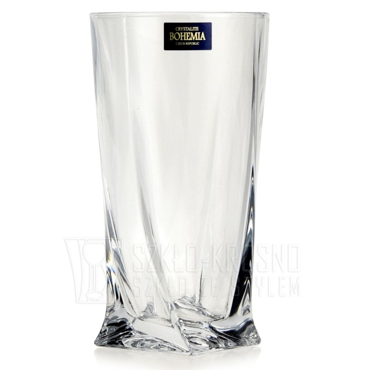 Kryształowy komplet do wody BOHEMIA Quadro 6+1 dzbanek + szklanki