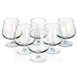 Duże kieliszki do koniaku brandy KROSNO Balance 480 / 510 ml