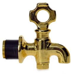 SOLIDNY mosiężny kranik do beczek antałków 2L 5L