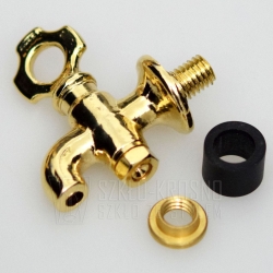 SOLIDNY mosiężny kranik do beczek antałków 2L 5L