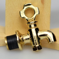 SOLIDNY mosiężny kranik do beczek antałków 2L 5L