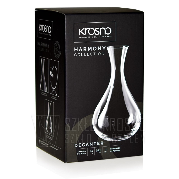 Karafka decanter do wina wody KROSNO Harmony 1,6 L