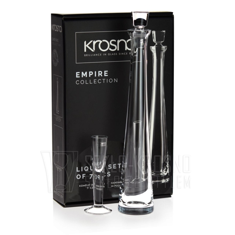 Komplet do likieru wódki nalewek KROSNO Empire 6+1