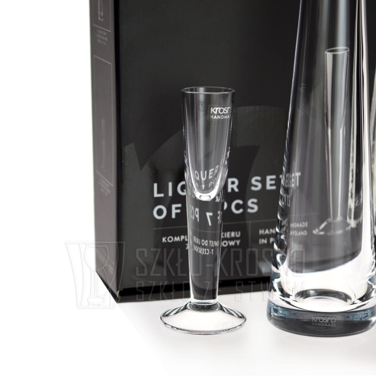 Komplet do likieru wódki nalewek KROSNO Empire 6+1