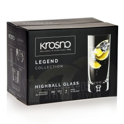 Szklanki do soku, wody, drinków KROSNO Legend 300 ml